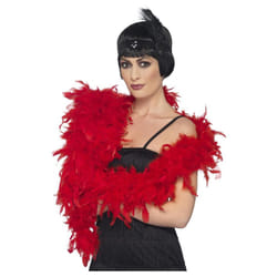 Smiffys Deluxe Boa - One Size, Red