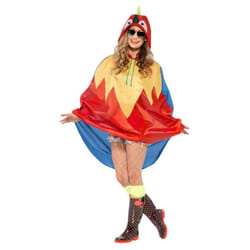 Smiffys Unisex Adult Parrot Party Poncho