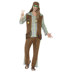 Smiffys Mens 60s Hippie Costume Set