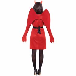Smiffys Economy Devil Costume Set - S, Red