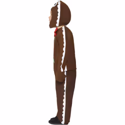 Smiffys Childrens/Kids Gingerbread Man Christmas Costume Set - 7-9 Years, Brown