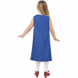 Smiffys Girls All That Glitters Union Jack Costume Dress - 4-6 Years, Red/Blue/Silver