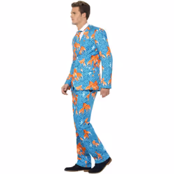 Smiffys Mens Goldfish Costume Suit - L R, Blue