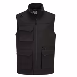 Portwest Mens KX3 Softshell Gilet - 3XL, Black
