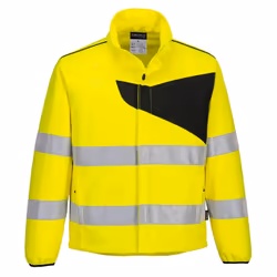 Portwest Mens PW2 Softshell High-Vis Jacket - 4XL, Yellow/Black