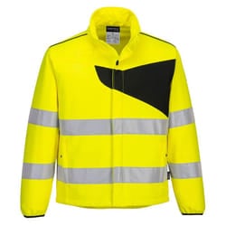 Portwest Mens PW2 Softshell High-Vis Jacket - 4XL, Yellow/Black