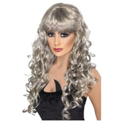 Smiffys Womens/Ladies Siren Wig - One Size, Silver