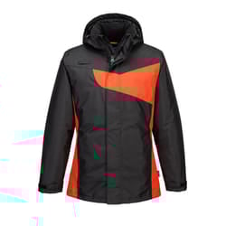Portwest Mens PW2 Winter Jacket - XL, Black/Red