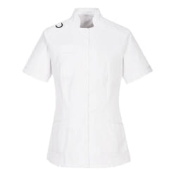Portwest Womens/Ladies Contrast Medical Tunic - S, White