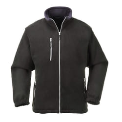 Portwest Mens City Fleece Jacket - XXL, Black