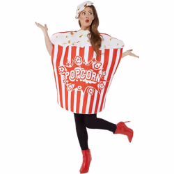 Smiffys Unisex Adult Popcorn Costume Set