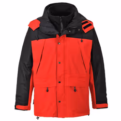 Portwest Mens Orkney 3 in 1 Breathable Jacket - 3XL, Red