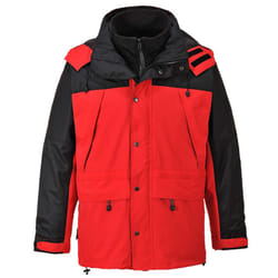 Portwest Mens Orkney 3 in 1 Breathable Jacket - 3XL, Red