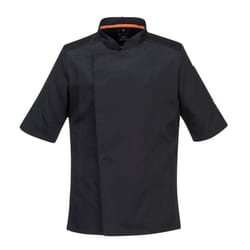 Portwest Mens C738 Pro Air-Mesh Short-Sleeved Jacket - XS, Black