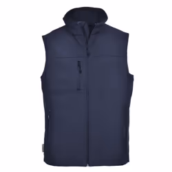 Portwest Mens Softshell Body Warmer - XS, Navy