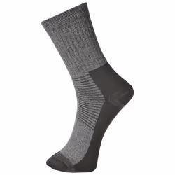 Portwest Unisex Adult Thermal Socks - 10 UK-13 UK, Grey