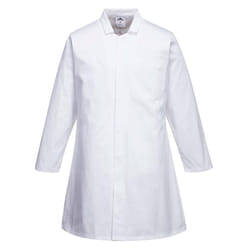 Portwest Mens Pocket Food Coat - 3XL, White