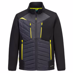 Portwest Mens DX4 Hybrid Baffled Padded Jacket - S, Black