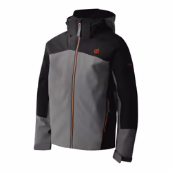 Dare 2B Childrens/Kids Explore II Waterproof Jacket - 13 Years, Black/Granite Grey