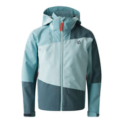 Dare 2B Childrens/Kids Explore II Waterproof Jacket - 3-4 Years, Element Grey/Aquifer