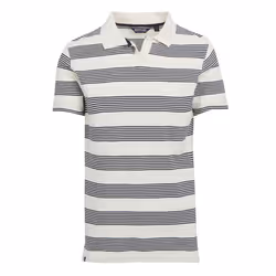 Regatta Mens Tempete Stripe Polo Shirt - 3XL, Antique White/Navy