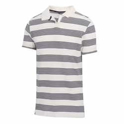 Regatta Mens Tempete Stripe Polo Shirt - 3XL, Antique White/Navy
