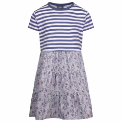 Trespass Girls Gaiya Dress - 2-3 Years, Grey Skies