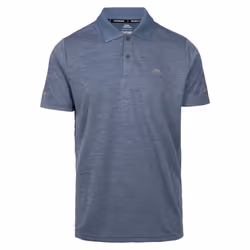 Trespass Mens Mckay Active Polo Shirt - L, Indigo Tone Marl