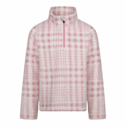 Trespass Childrens/Kids Booker AT200 Half Zip Fleece Top - 11-12 Years, Sweet Pink