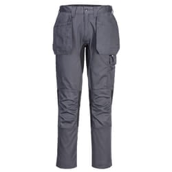 Portwest Mens WX2 Stretch Holster Pocket Trousers - 48R, Metal Grey