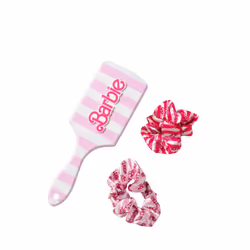 Barbie Retro Stripe Hair Brush Set