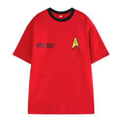 Star Trek Mens Uniform Short-Sleeved T-Shirt - M, Red