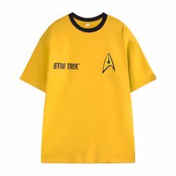 Star Trek Mens Uniform Short-Sleeved T-Shirt - XL, Yellow