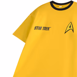Star Trek Mens Uniform Short-Sleeved T-Shirt - XL, Yellow