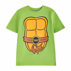 Teenage Mutant Ninja Turtles Boys Cosplay Short-Sleeved T-Shirt - 9-10 Years, Green