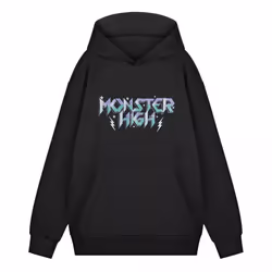 Monster High Womens/Ladies High Voltage Hoodie - XL, Black
