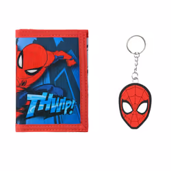 Spider-Man Thwip Touch Fastening Wallet Set