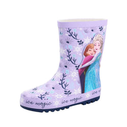 Frozen Girls Elsa & Anna Wellington Boots - 11 UK Child, Purple
