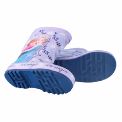 Frozen Girls Elsa & Anna Wellington Boots - 11 UK Child, Purple