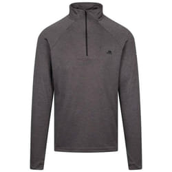 Trespass Mens Valin Long-Sleeved Top - M, Black Marl