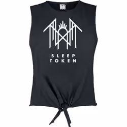 Amplified Womens/Ladies Crystalina Logo Sleep Token Sleeveless Tank Top - S, Charcoal