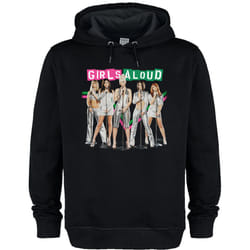 Amplified Unisex Adult Split Colour Girls Aloud Hoodie - XS, Black