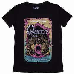 Queen Womens/Ladies A Night At The Opera Tour '76 T-Shirt - XXL, Black