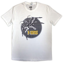 Star Wars Unisex Adult X-Wing Graphic T-Shirt - S, White