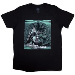 Star Wars Unisex Adult Darth Vader Grid Mask T-Shirt - XL, Black