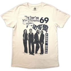 The Beatles Unisex Adult 1969 T-Shirt - XXL, Sand