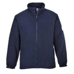 Portwest Mens Flame Resistant Fleece Jacket - XS, Navy