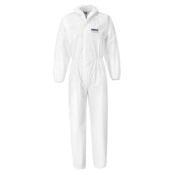 Portwest Unisex Adult Microporous Overalls (Pack of 50) - 5XL R, White