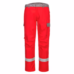 Portwest Mens Bizflame Ultra Two Tone Work Trousers - 41R 41, Red