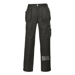 Portwest Mens Slate Holster Pocket Work Trousers - S, Black